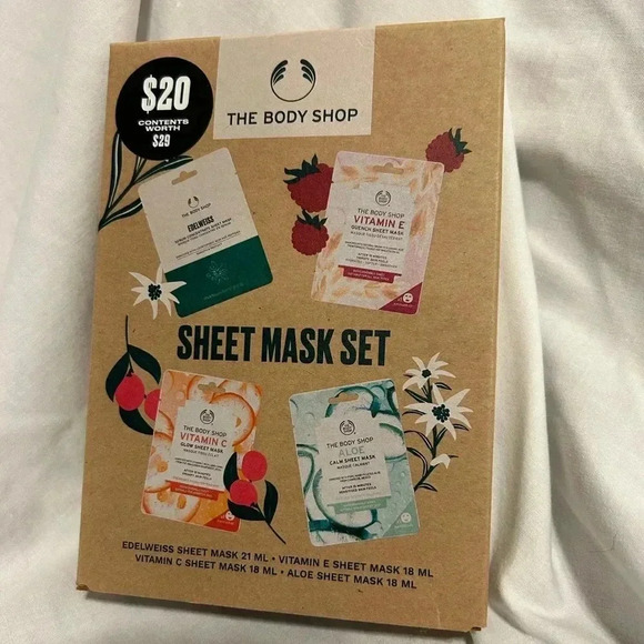 The Body Shop sheet‎ mask set of 4 - Picture 1 of 6